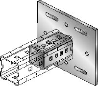 MIC-S-beslag Beslag för sammankoppling av moduluppbyggda balkar till bärande stålbalkar