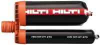 HIT-HY 270 Injekteringsmassa Ultimat hybrid Injekteringsmassa med godkännanden för infästningar i alla typer av murverk