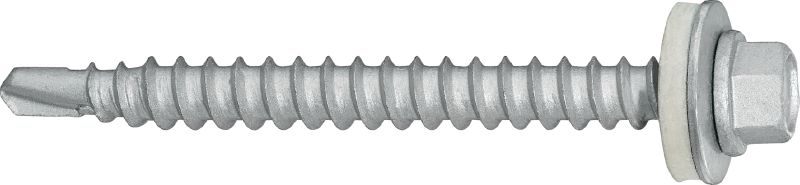 S-MDW51C Självborrande plåtskruv Självborrande skruv (duplexbelagt kolstål) med bricka för montage av stål och aluminium mot trä