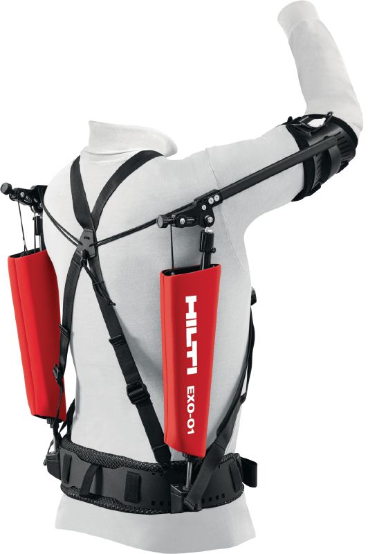 EXO-O1 Exoskelett, ovanför huvudet Passivt exoskelett för att avlasta axlarna och armarna vid montage ovanför huvudet