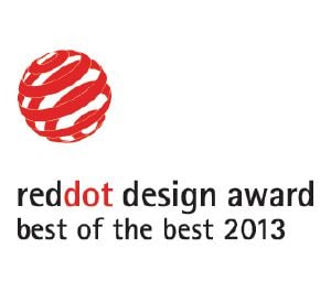                Denna produkt har tilldelats Red Dot designpris "Best of the Best".            