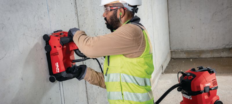 DCH 150-SL Spårfräs Spårfräs för väggar/golv i många olika material där du installerar ledningar och rör Användningsområden 1