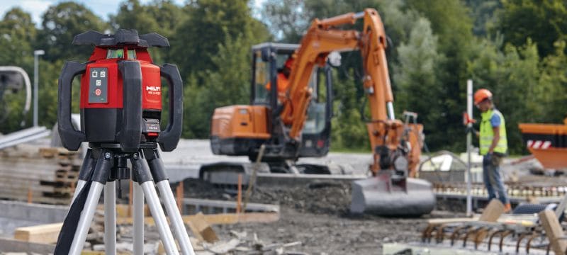 PR 3-HVSG Rotationslaser för inomhusbruk Grön rotationslaser för inomhusarbeten med mycket synlig stråle Användningsområden 1