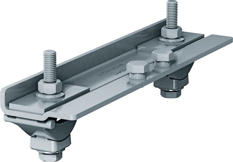 MP-PS Fixpunktsförbindelse på balk Balkkopplingar för montering av MP-PS glidskor på stålbalkar